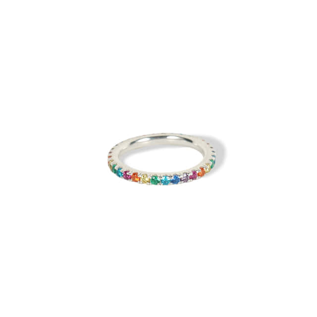 Bold rainbow ring